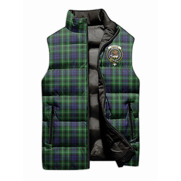 Graham of Montrose Tartan Sleeveless Puffer Jacket with Family Crest