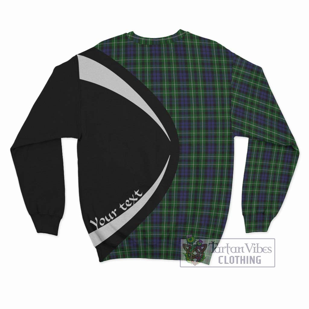 Graham of Montrose Tartan Sweatshirt with Family Crest Circle Style - Tartan Vibes Clothing