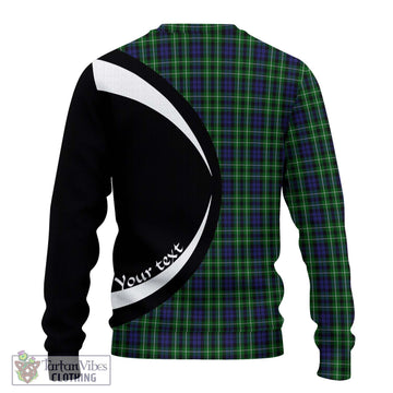 Graham of Montrose Tartan Ugly Sweater with Family Crest Circle Style