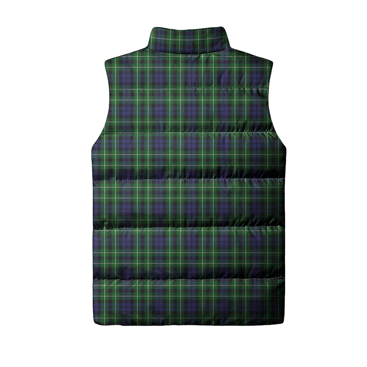 Graham of Montrose Tartan Sleeveless Puffer Jacket with Family Crest - Tartanvibesclothing