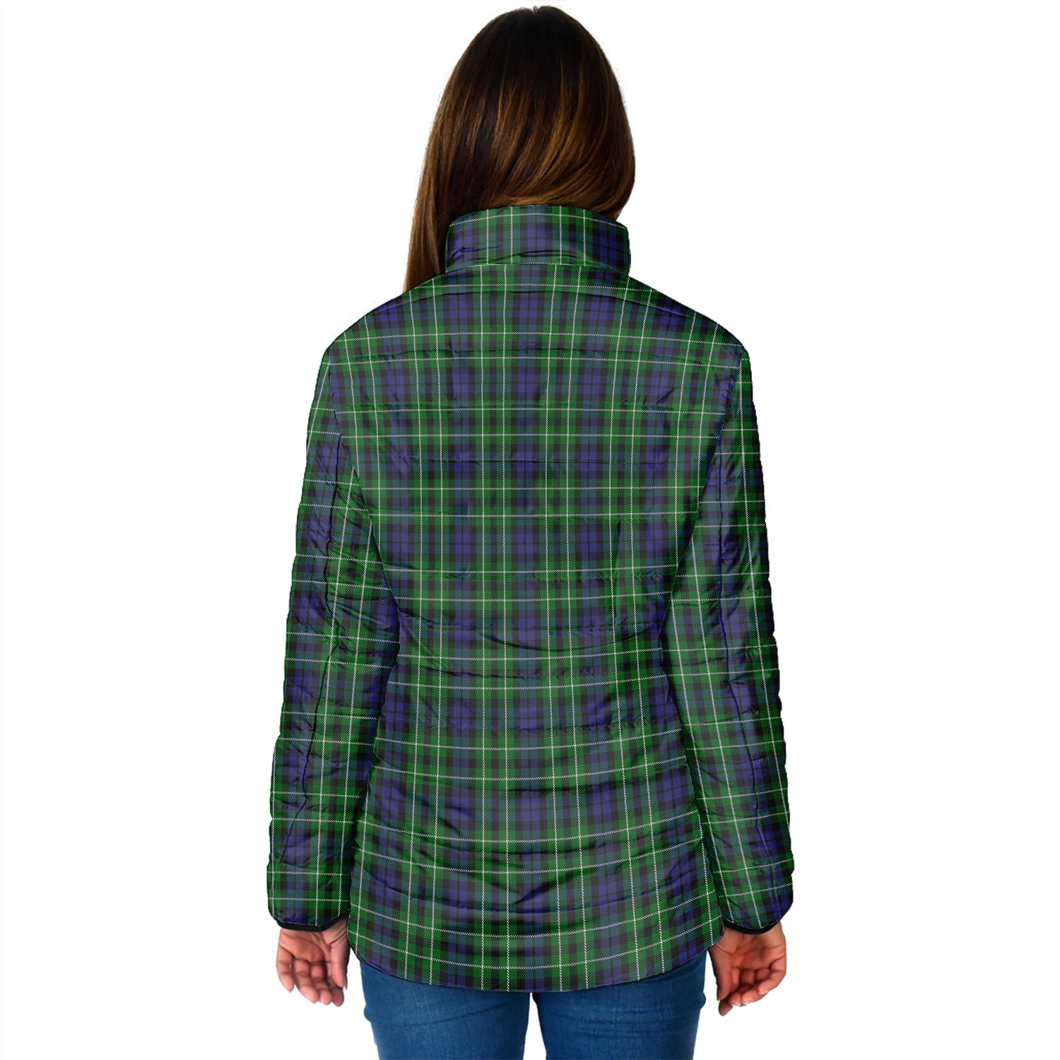 Graham of Montrose Tartan Padded Jacket with Family Crest - Tartan Vibes Clothing