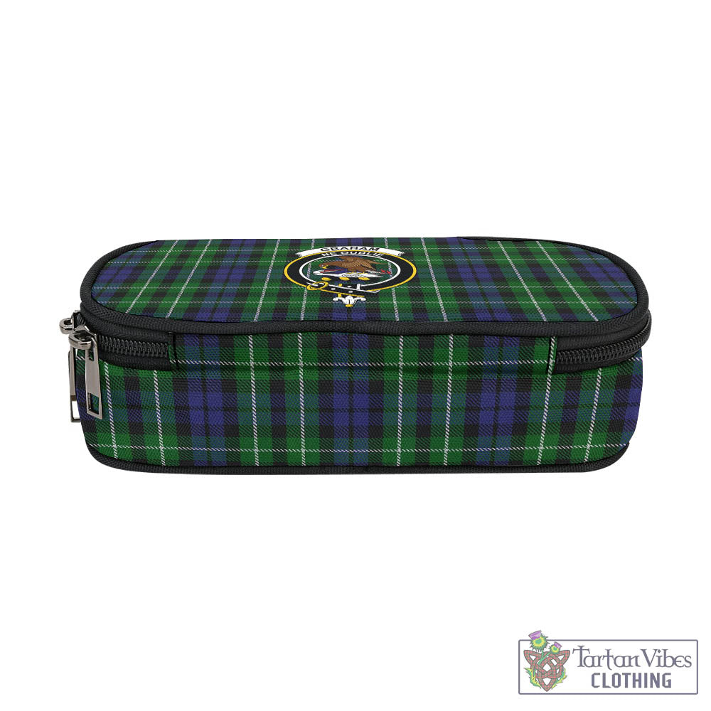 Tartan Vibes Clothing Graham of Montrose Tartan Pen and Pencil Case with Family Crest