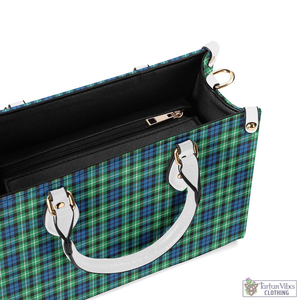 Tartan Vibes Clothing Graham of Montrose Ancient Tartan Luxury Leather Handbags