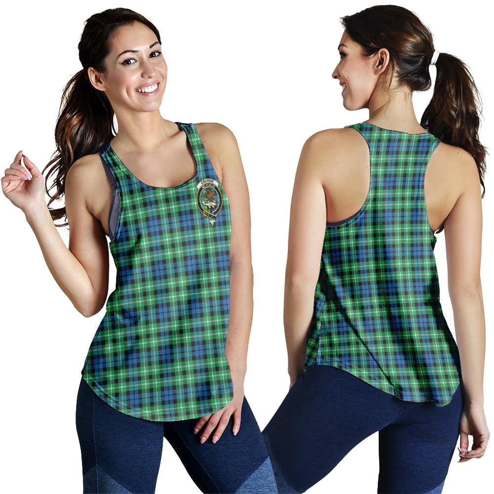 graham-of-montrose-ancient-tartan-women-racerback-tanks-with-family-crest