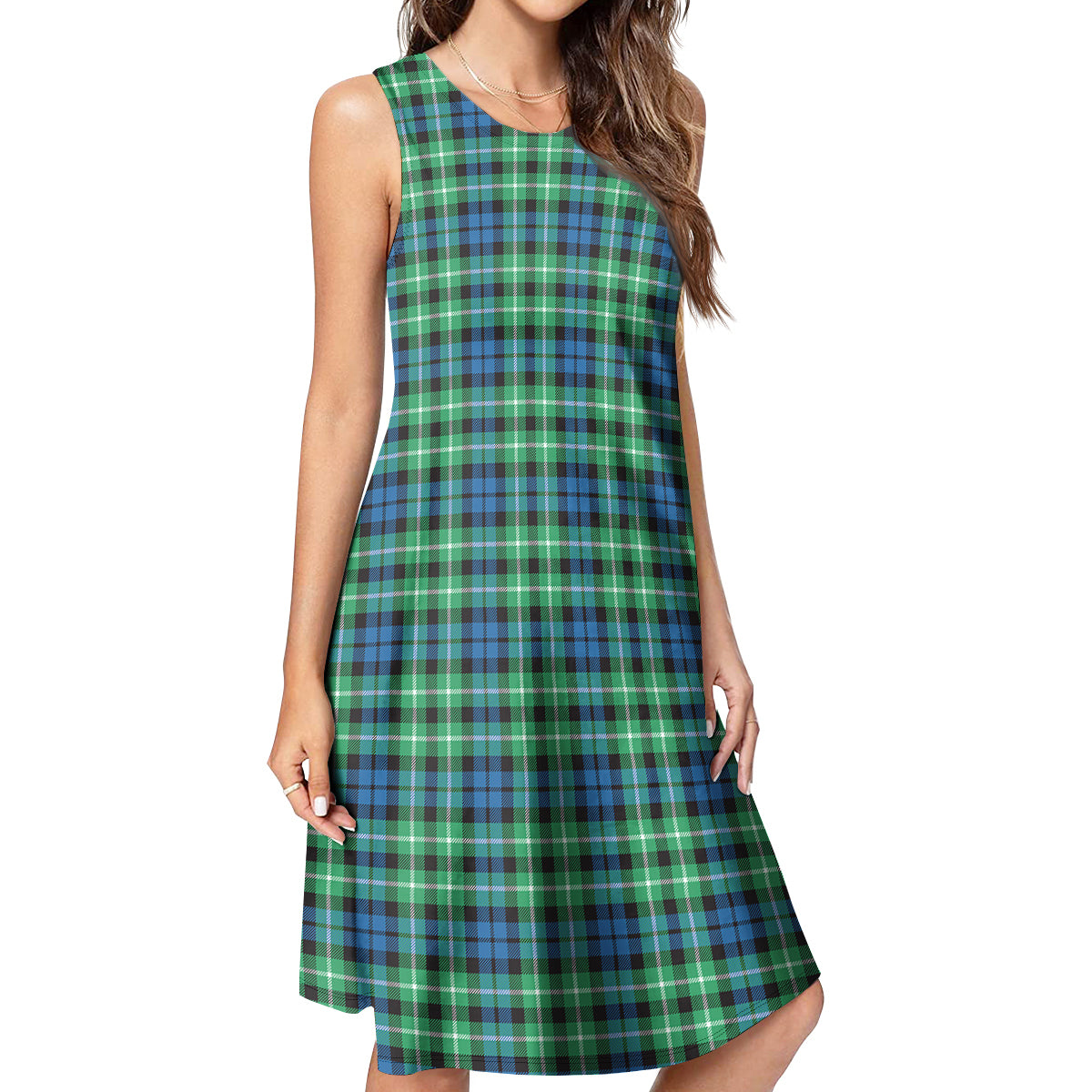 Graham of Montrose Ancient Tartan Womens Casual Dresses - Tartanvibesclothing