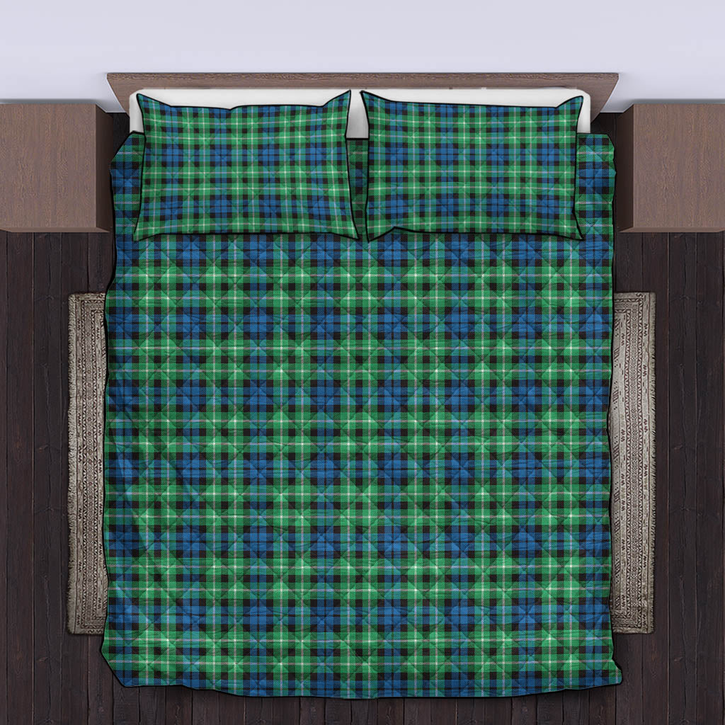 Graham Tartan Quilt Bed Set King - Tartan Vibes Clothing