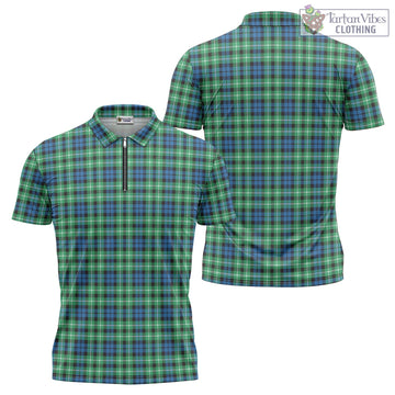 Graham Tartan Zipper Polo Shirt