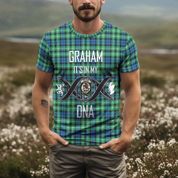 Graham Tartan T-Shirt with Family Crest DNA In Me Style