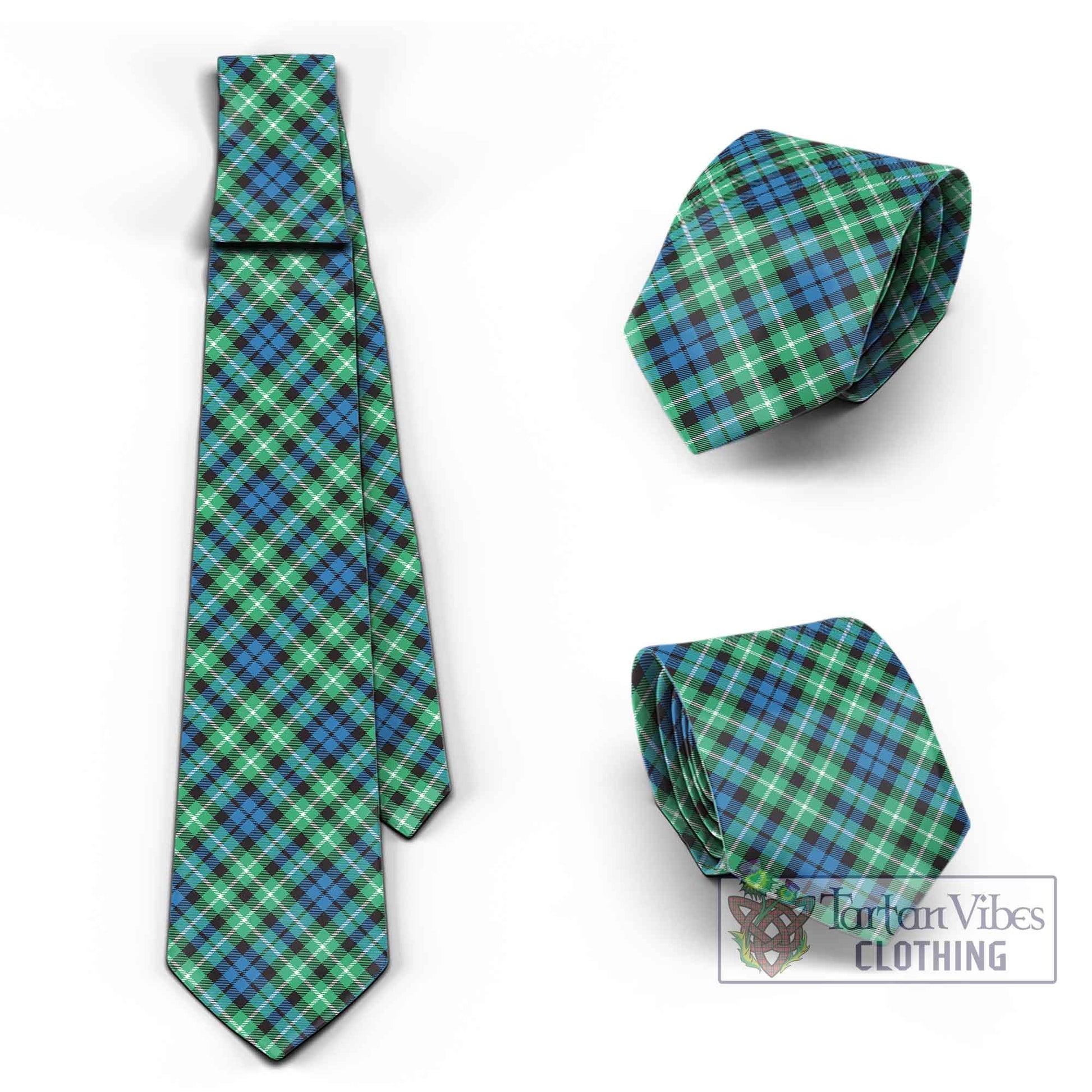 Tartan Vibes Clothing Graham of Montrose Ancient Tartan Classic Necktie Cross Style