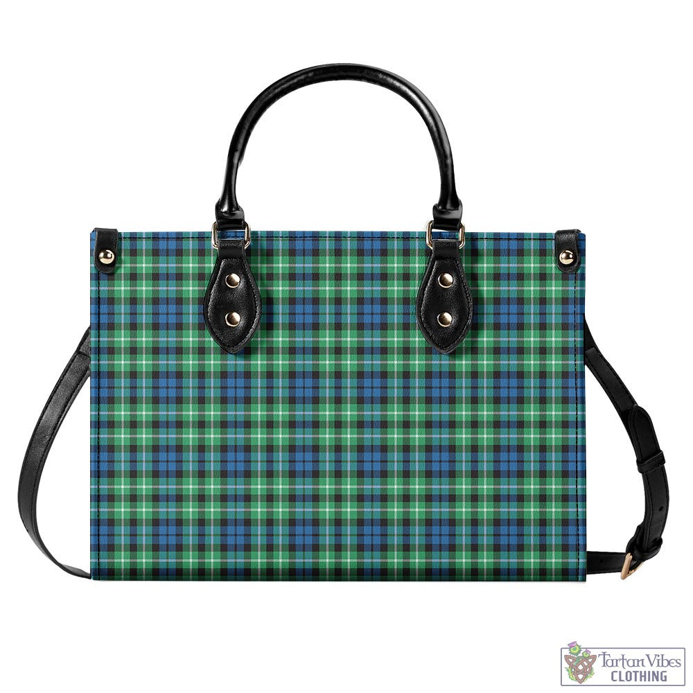 Tartan Vibes Clothing Graham of Montrose Ancient Tartan Luxury Leather Handbags