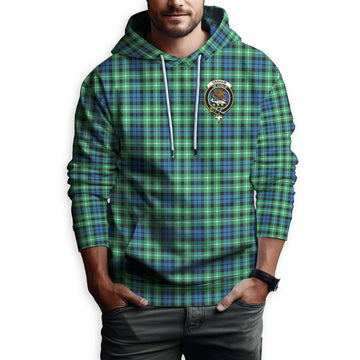 Graham Tartan Hoodie with Family Crest