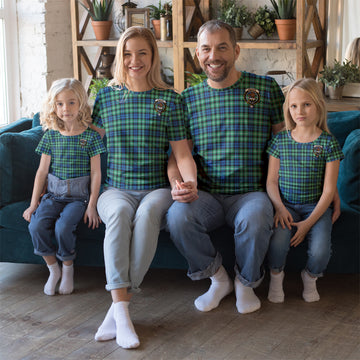 Graham Tartan T-Shirt with Family Crest