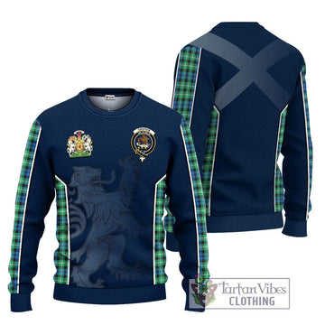 Graham Tartan Ugly Sweater with Family Crest and Lion Rampant Vibes Sport Style