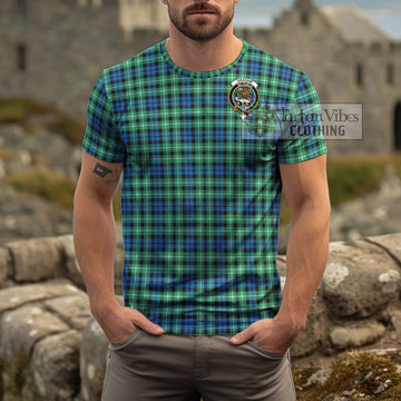 Graham Tartan Cotton T-Shirt with Family Crest