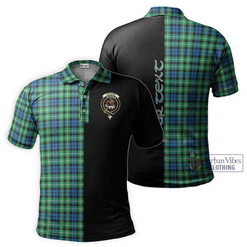 Graham Tartan Polo Shirt with Family Crest and Half Of Me Style