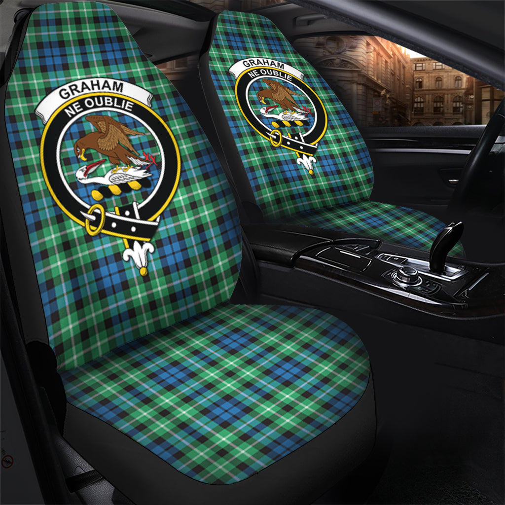 Graham of Montrose Ancient Tartan Car Seat Cover with Family Crest - Tartanvibesclothing