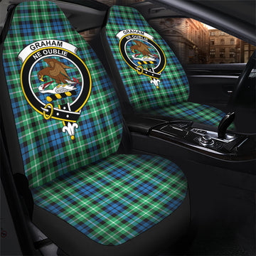 Graham Tartan Car Seat Cover with Family Crest