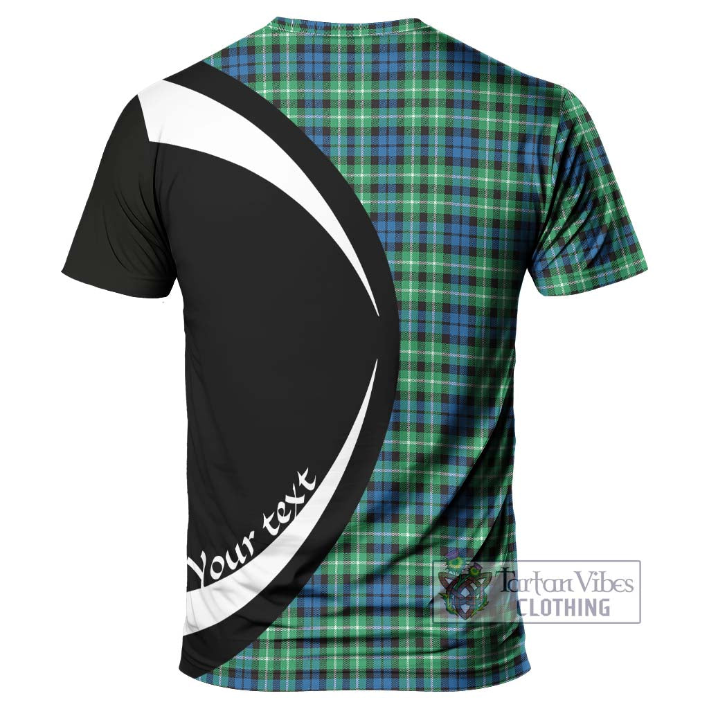 Tartan Vibes Clothing Graham of Montrose Ancient Tartan T-Shirt with Family Crest Circle Style