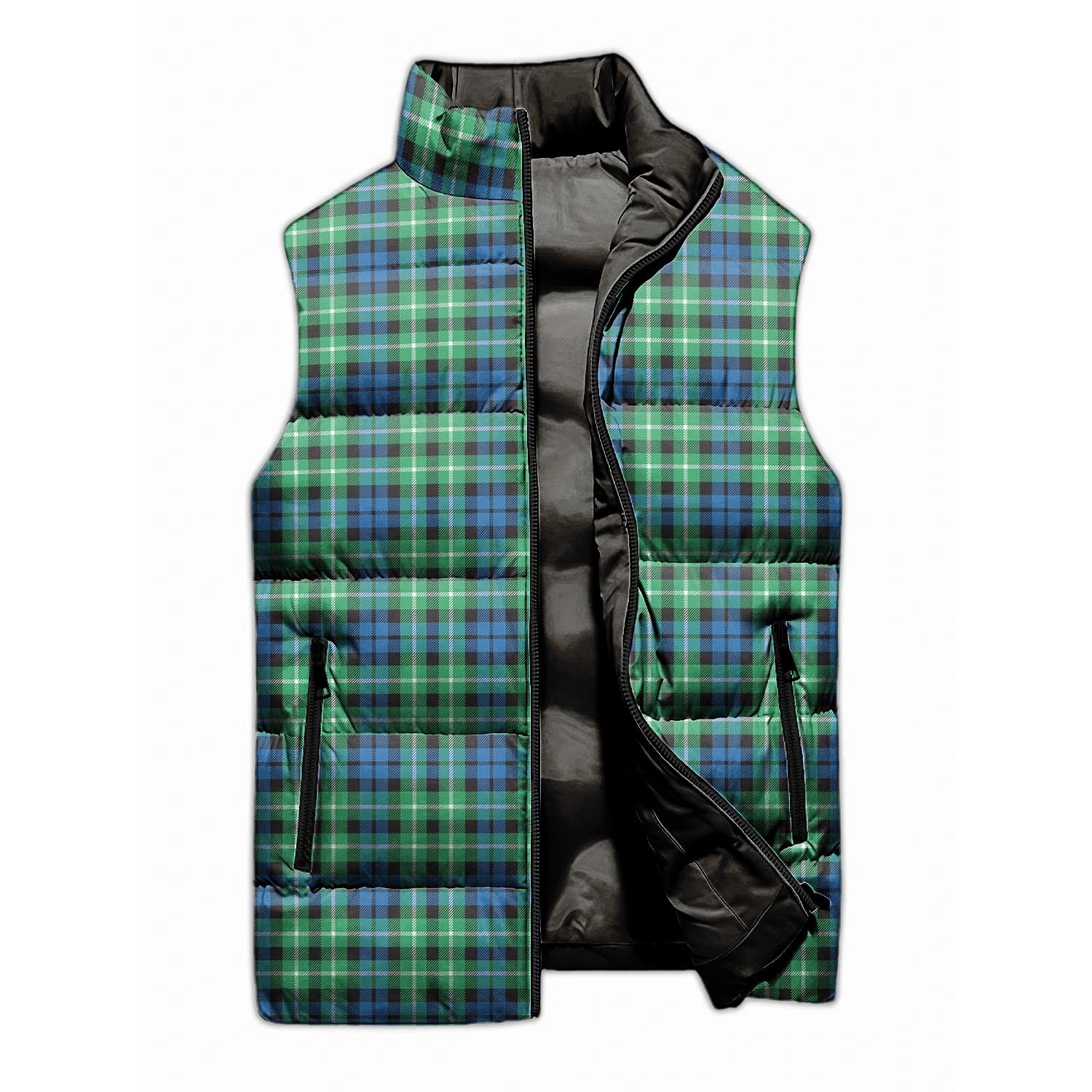 Graham of Montrose Ancient Tartan Sleeveless Puffer Jacket - Tartanvibesclothing