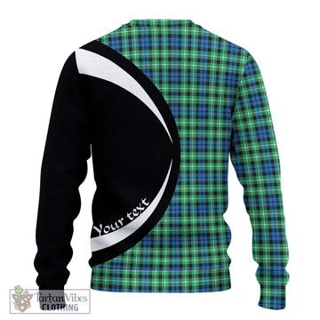 Graham Tartan Ugly Sweater with Family Crest Circle Style