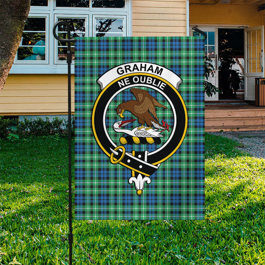 Graham Tartan Flag with Family Crest - Tartan Vibes Clothing