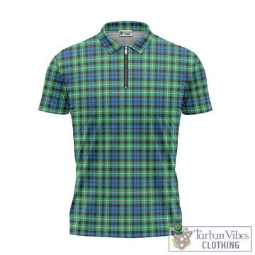 Graham Tartan Zipper Polo Shirt