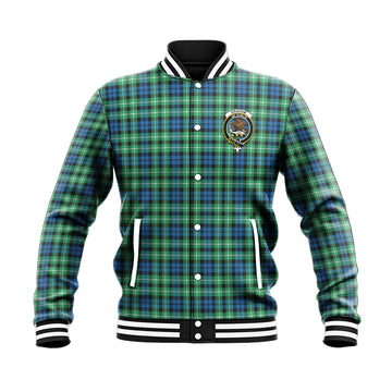 Graham of Montrose Ancient Tartan Baseball Jacket with Family Crest