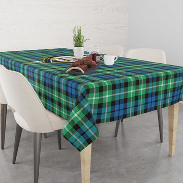 Graham Tartan Tablecloth with Family Crest