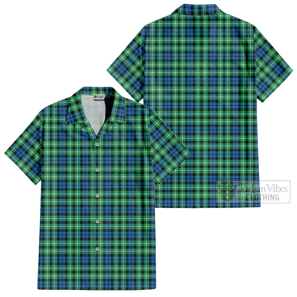 Graham Tartan Cotton Hawaiian Shirt Kid - Tartanvibesclothing Shop