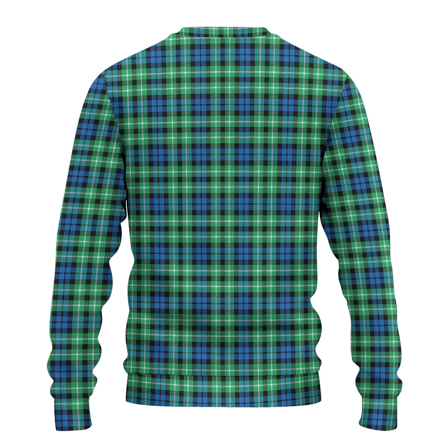 Graham of Montrose Ancient Tartan Knitted Sweater with Family Crest - Tartanvibesclothing