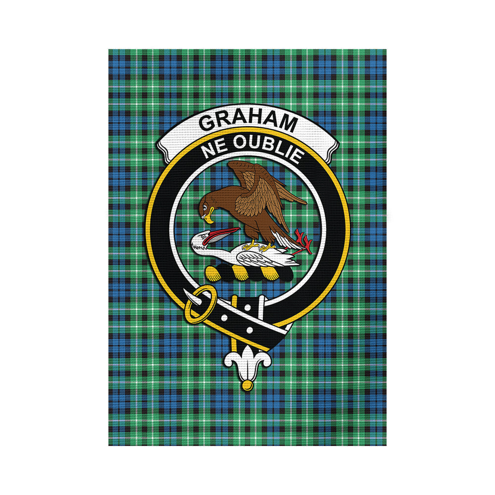 Graham Tartan Flag with Family Crest - Tartan Vibes Clothing