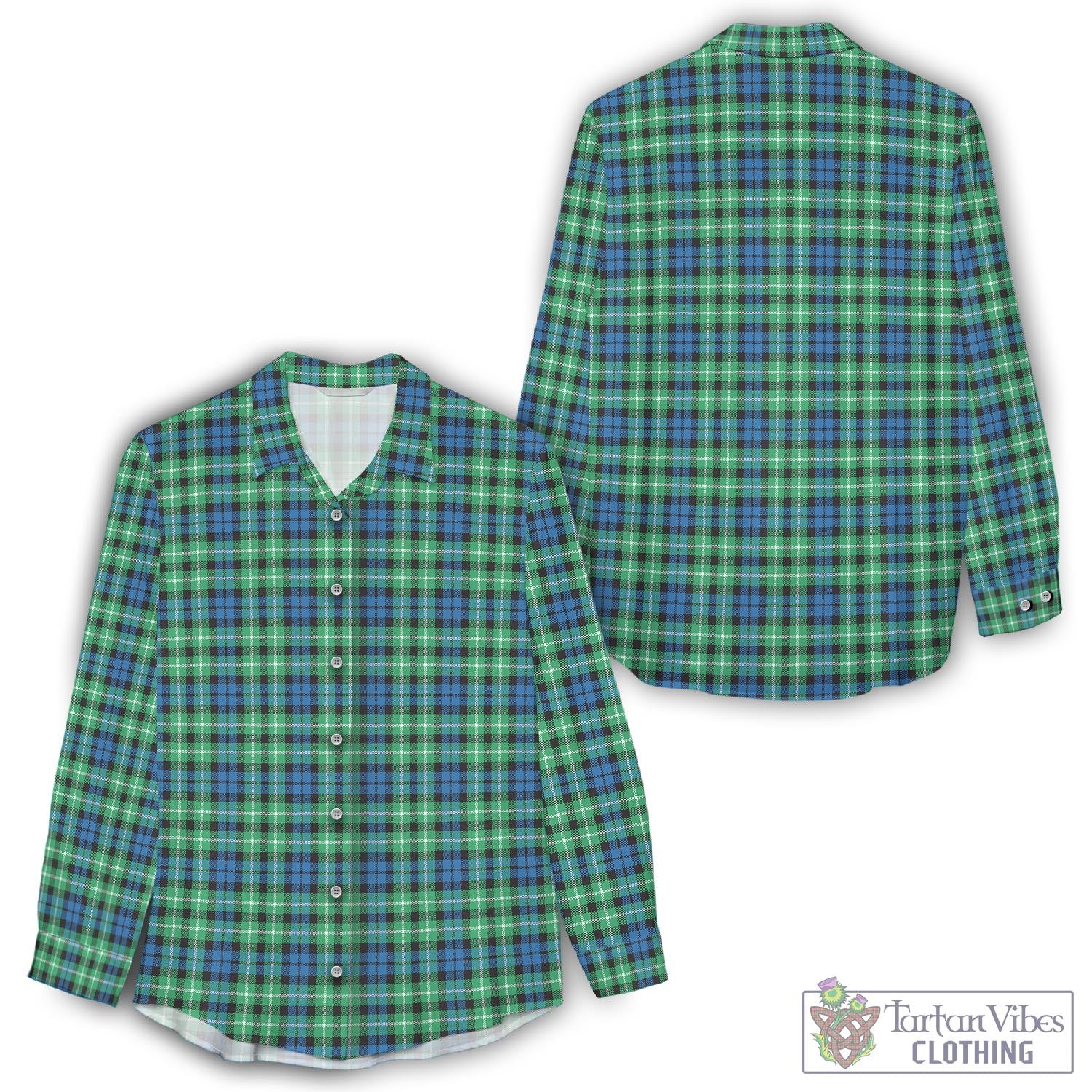 Graham of Montrose Ancient Tartan Womens Casual Shirt