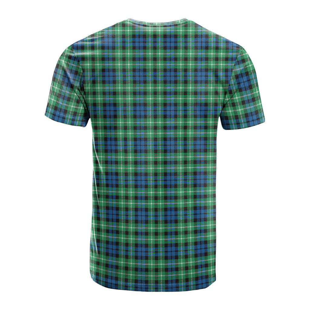 Graham Tartan T-Shirt with Family Crest - Tartan Vibes Clothing