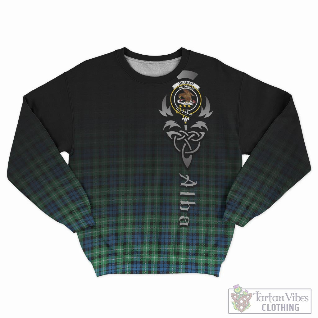 Tartan Vibes Clothing Graham of Montrose Ancient Tartan Sweatshirt Featuring Alba Gu Brath Family Crest Celtic Inspired