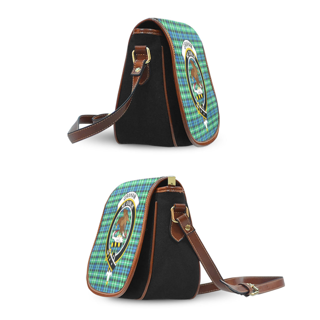 Graham Tartan Saddle Bag with Family Crest - Tartan Vibes Clothing