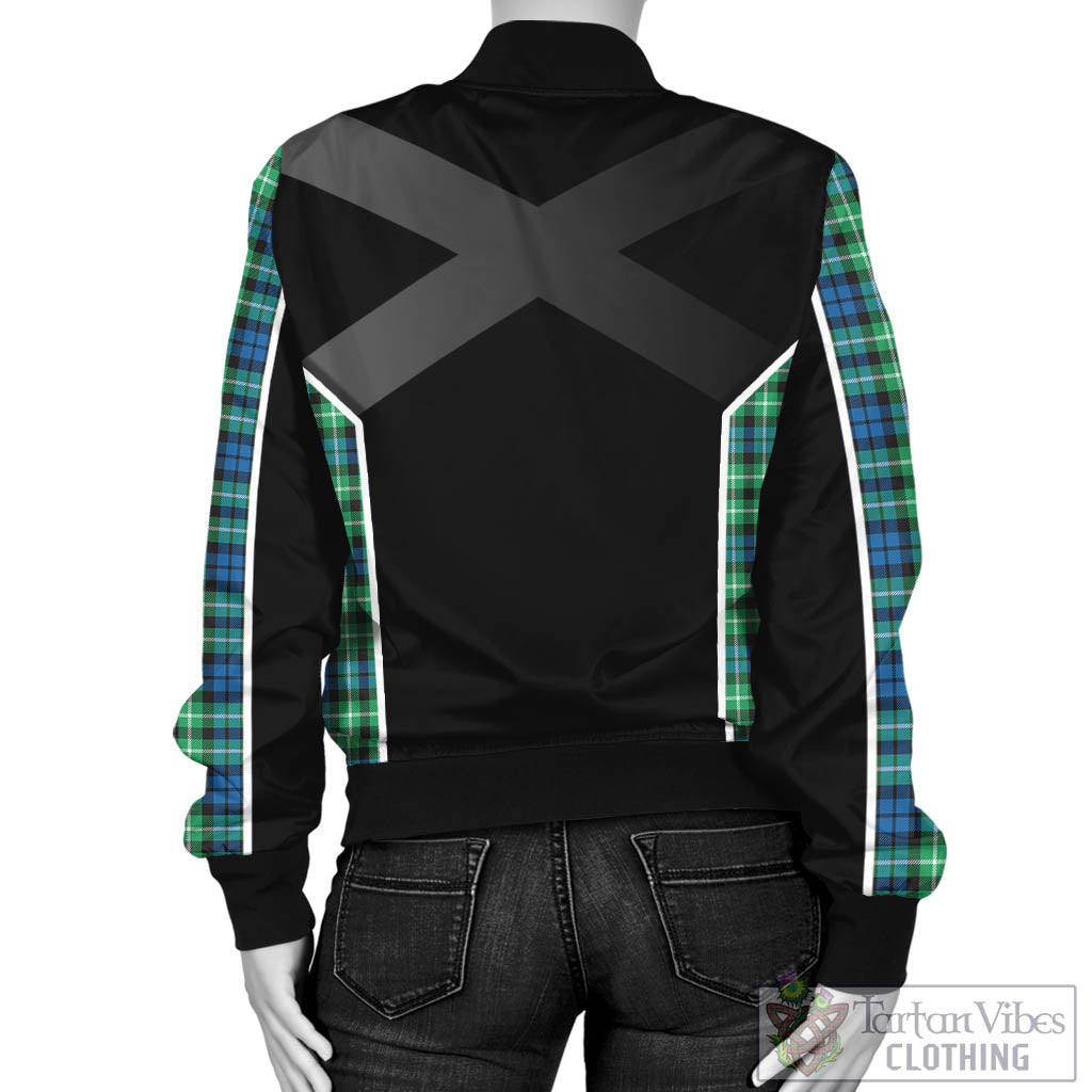 Tartan Vibes Clothing Graham of Montrose Ancient Tartan Bomber Jacket with Family Crest and Scottish Thistle Vibes Sport Style