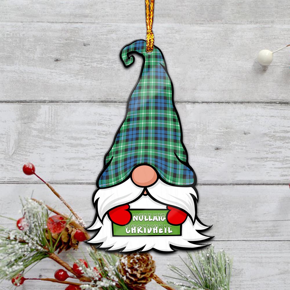 Graham of Montrose Ancient Gnome Christmas Ornament with His Tartan Christmas Hat - Tartanvibesclothing