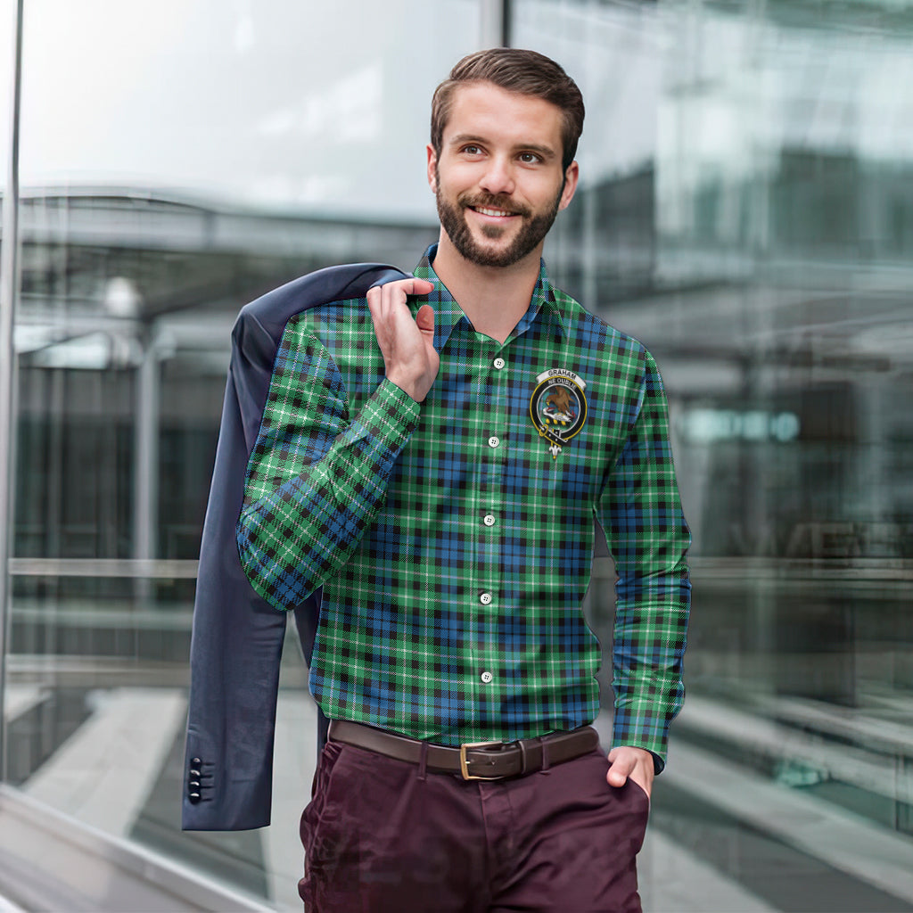 graham-of-montrose-ancient-tartan-long-sleeve-button-up-shirt-with-family-crest