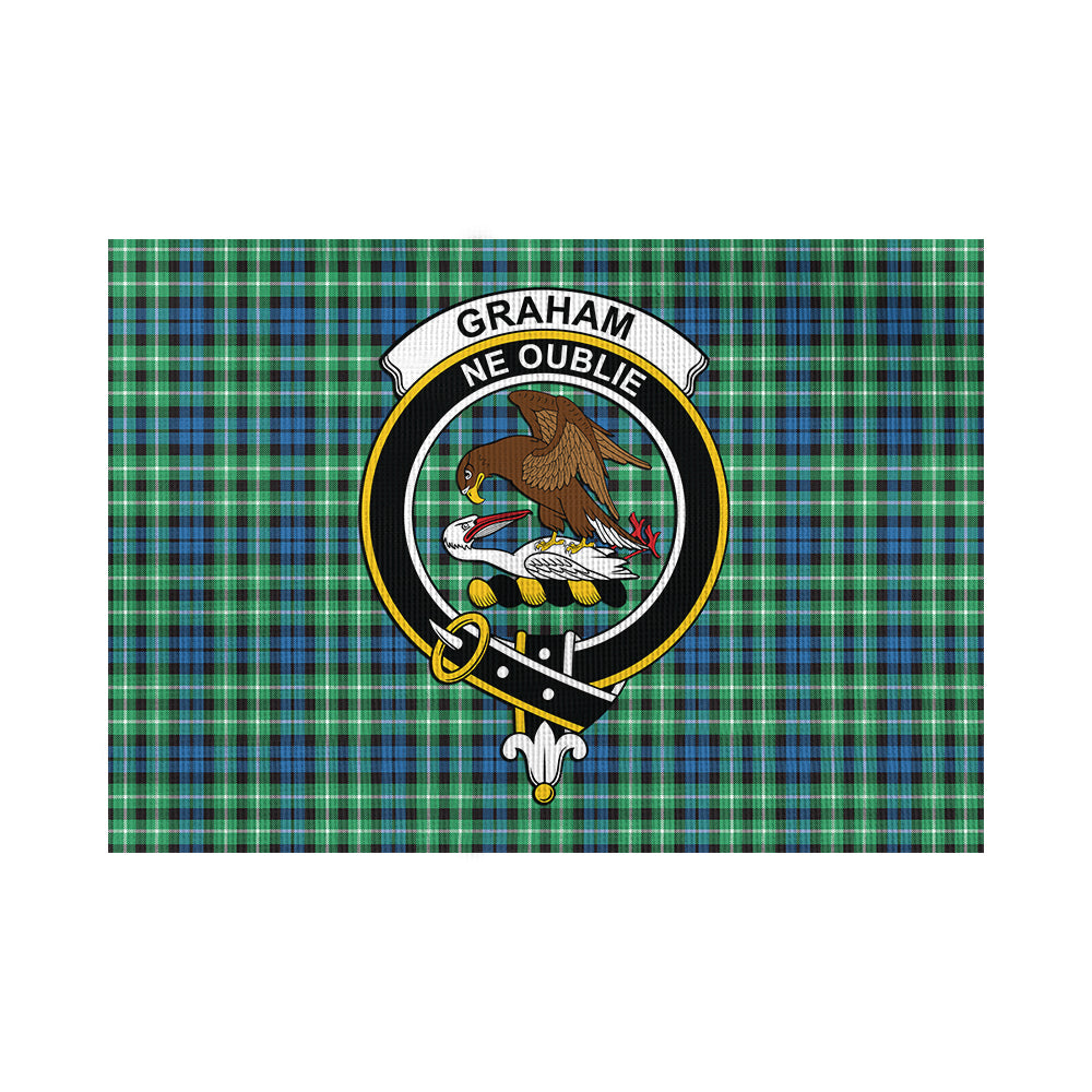 Graham Tartan Flag with Family Crest - Tartan Vibes Clothing