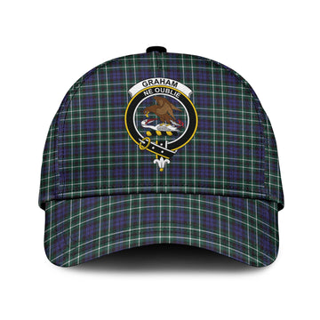 Graham of Montrose Modern Tartan Classic Cap with Family Crest