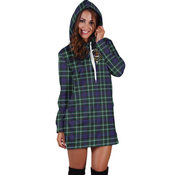 Graham of Montrose Modern Tartan Hoodie Dress with Family Crest