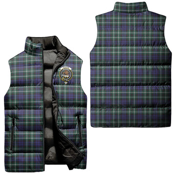 Graham of Montrose Modern Tartan Sleeveless Puffer Jacket with Family Crest