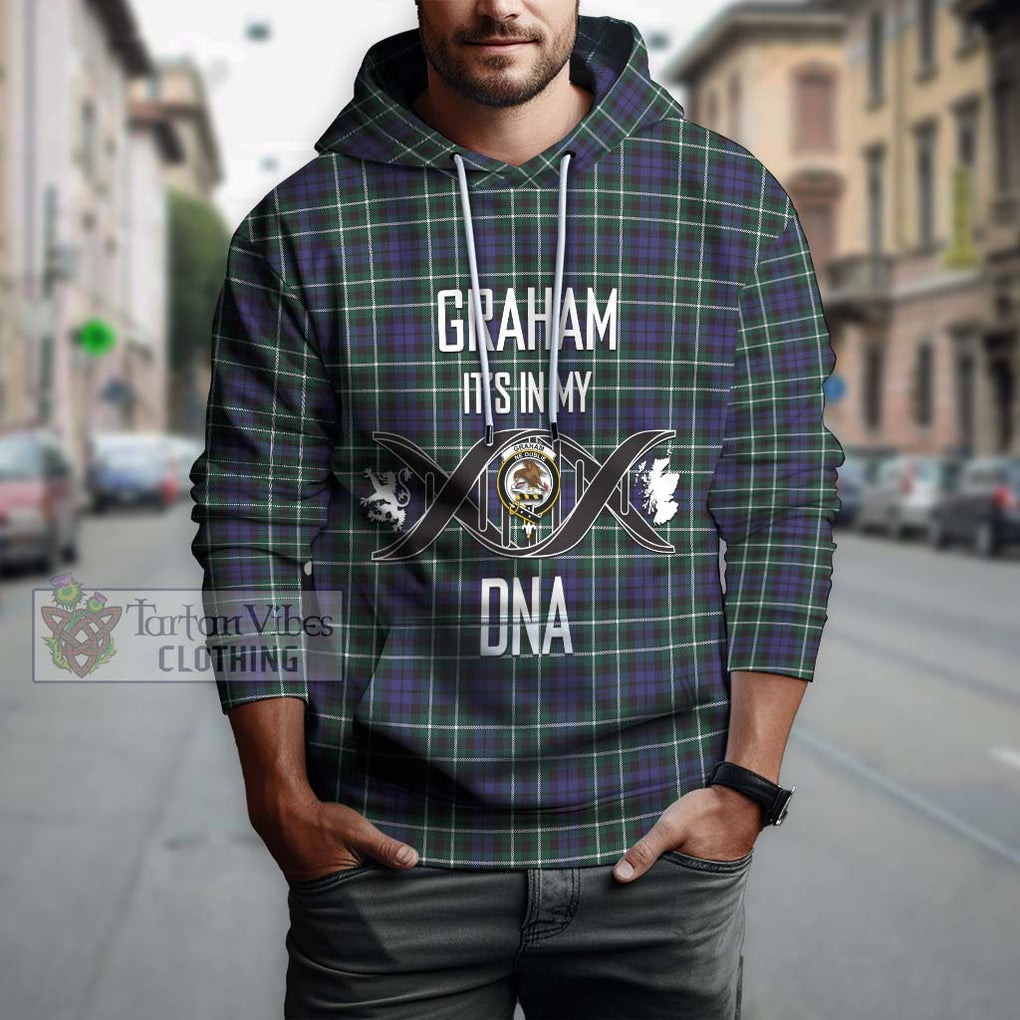 Graham of Montrose Modern Tartan Hoodie with Family Crest DNA In Me Style Pullover Hoodie - Tartanvibesclothing Shop