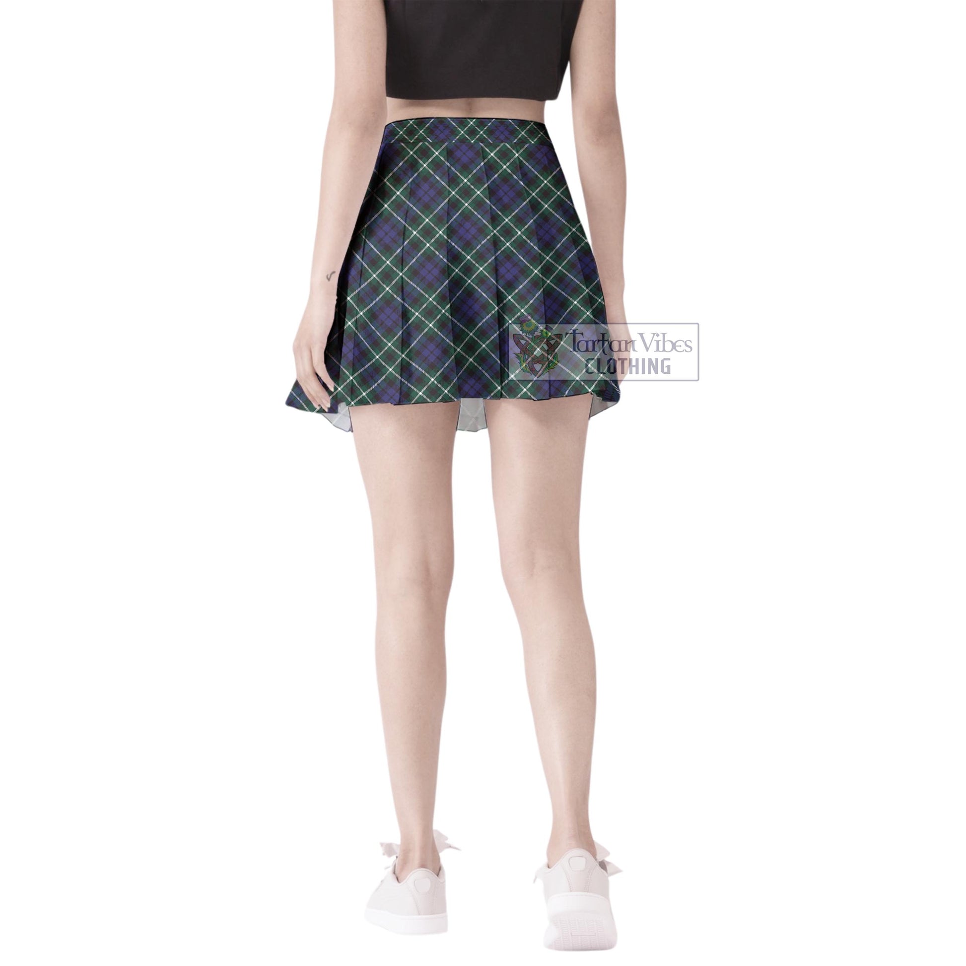 Tartan Vibes Clothing Graham of Montrose Modern Tartan Women's Plated Mini Skirt