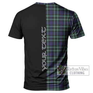 Graham of Montrose Modern Tartan T-Shirt with Family Crest and Half Of Me Style