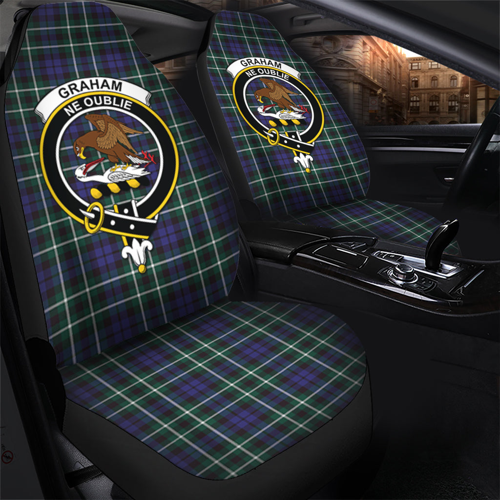 Graham of Montrose Modern Tartan Car Seat Cover with Family Crest - Tartanvibesclothing