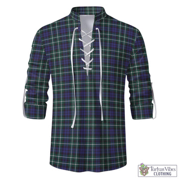 Graham of Montrose Modern Tartan Men's Scottish Traditional Jacobite Ghillie Kilt Shirt