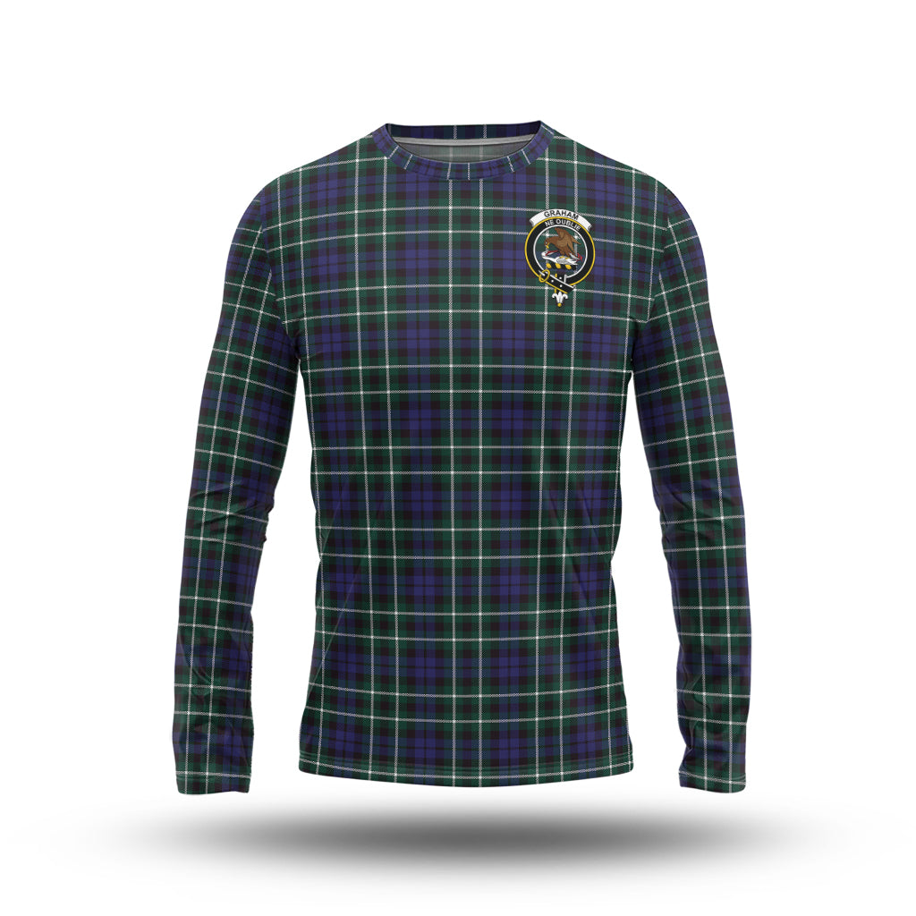 graham-of-montrose-modern-tartan-long-sleeve-t-shirt-with-family-crest