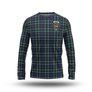 Graham of Montrose Modern Tartan Long Sleeve T-Shirt with Family Crest