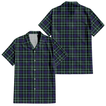 Graham of Montrose Modern Tartan Short Sleeve Button Down Shirt